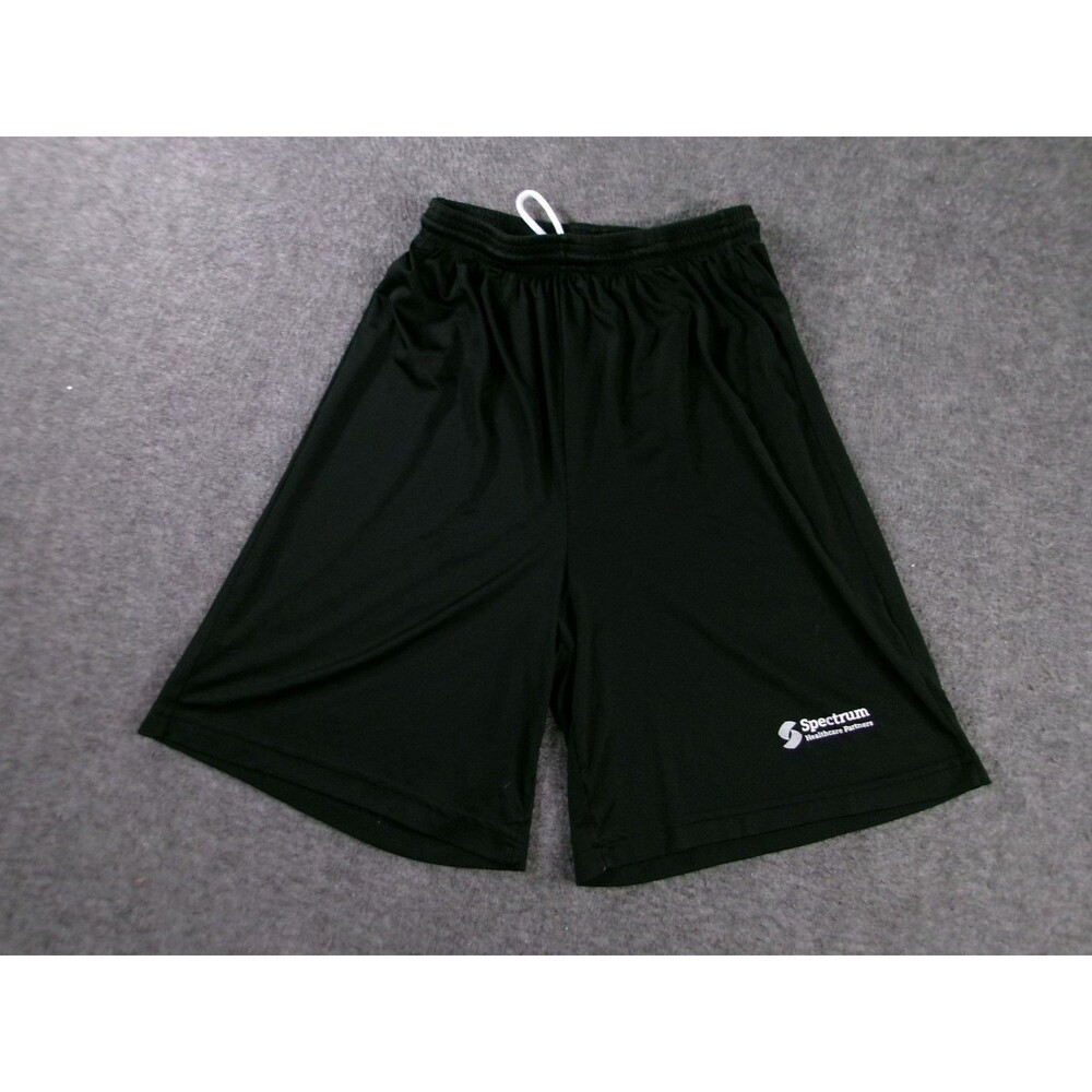 Spectrum Healthcare Partners Shorts Mens S Black Athletic Logo Gym Causal Summer